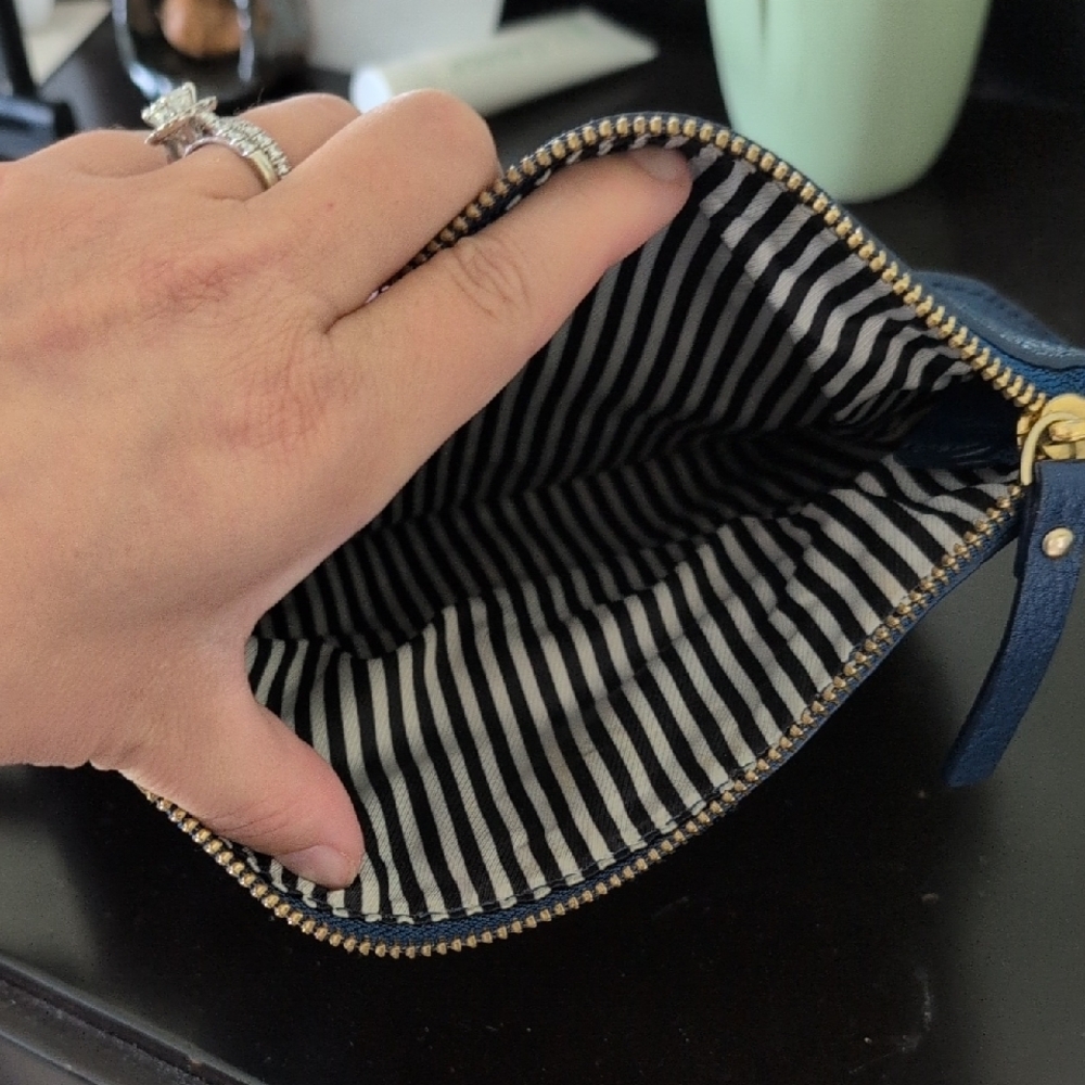Kate Spade Blue Crossbody Bag with Gold Hardware - Picture 5 of 6